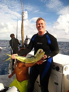 February 6, 2012<br>Don displays his catch.